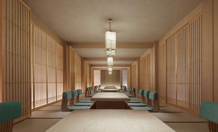 日式餐廳設計-中式風華 南湖賓館1號樓翻新改造設計案例 日式餐廳設計-中式風華 南湖賓館1號樓翻新改造設計案例